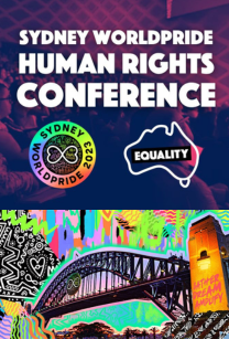 Equality Australia and Sydney World Pride logos