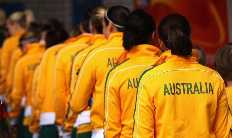 FIFA team in Australia coats